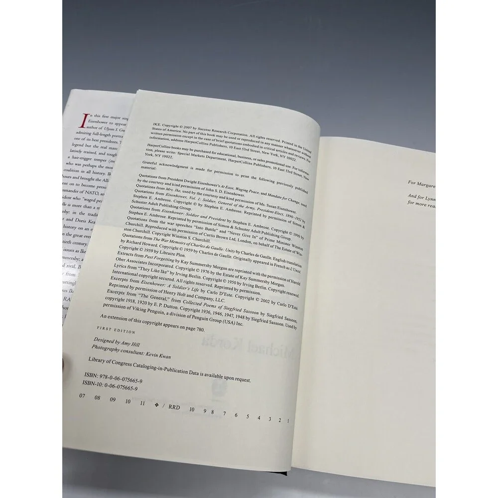 Ike:‎ An American Hero Hardcover Michael Korda Book